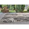 World Rug Gallery Tropical Leaves Indoor/Outdoor Area Rug 5' x 7' Gray 8012GRAY5X7 - alternate 5